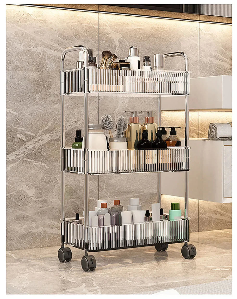 Rolling Multi-Tier Storage Cart