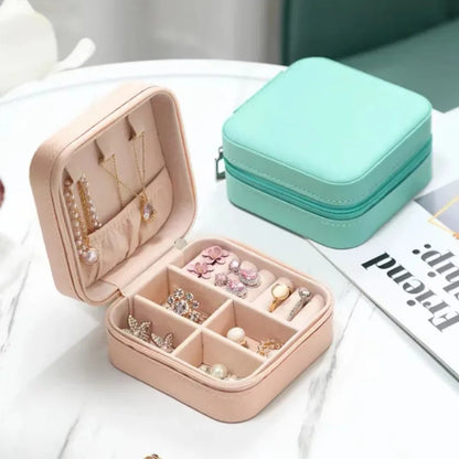 Portable Travel Jewelry Box - 3-Layer Organizer Case