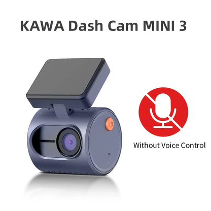 KAWA Mini 3 WiFi Dash Cam - Wireless Night Vision Car DVR