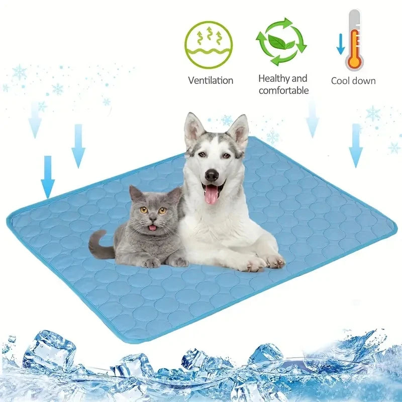 Dog Cooling Mat - Pet Cooling Pad for Cats & Dogs