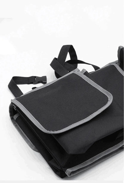 Car Trunk Organizer - 2-in-1 Backseat & Cargo Storage Bag