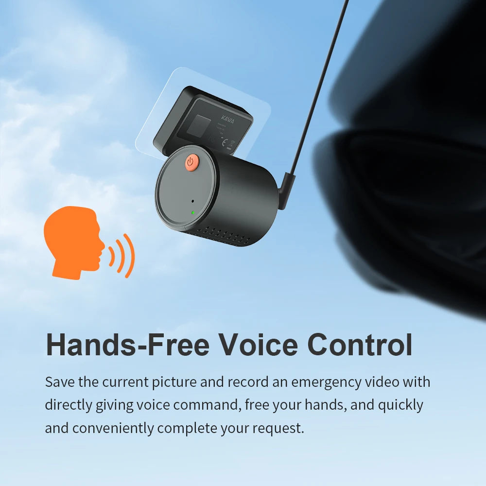 KAWA Mini 3 WiFi Dash Cam - Wireless Night Vision Car DVR