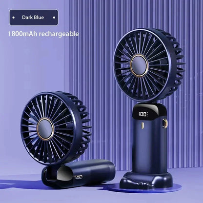 Handheld & Neck Fan - Rechargeable Bladeless Cooling Fan