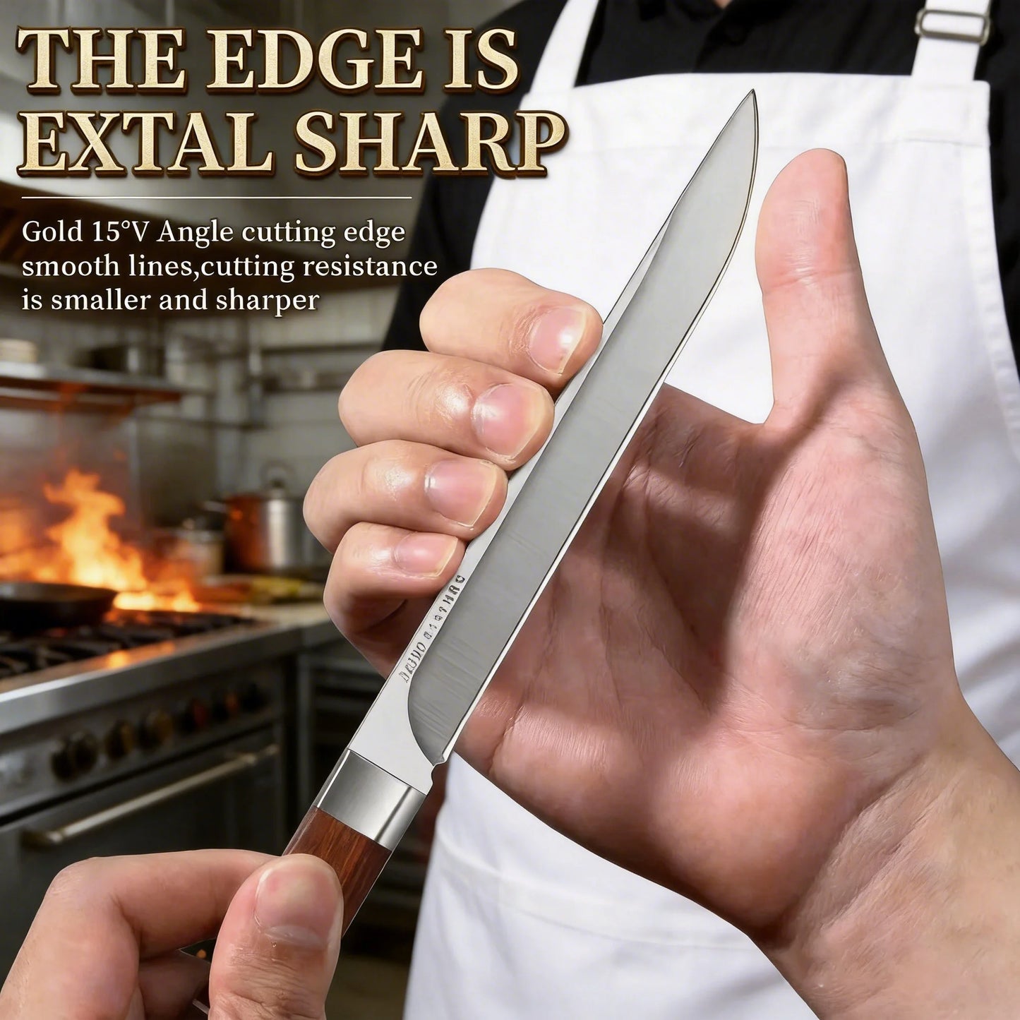Boning Knife - Stainless Steel Kitchen Knife