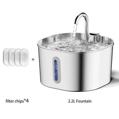 Cat Water Fountain - Stainless Steel Pet Fountain