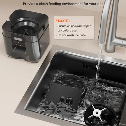 Smart Automatic Pet Feeder - Timed Cat & Dog Food Dispenser