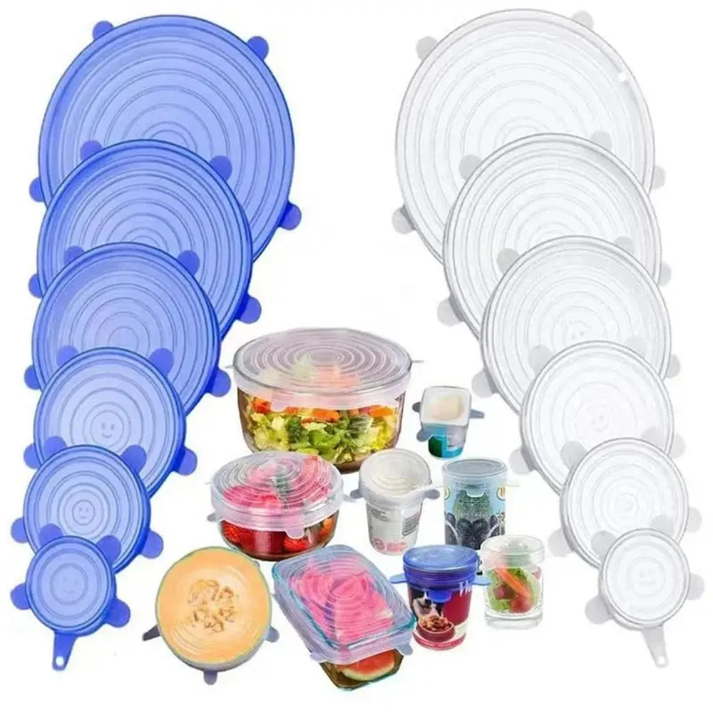 Silicone Stretch Lids 6-Pack