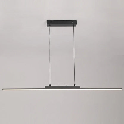 Modern Pendant Light - Linear LED Chandelier, Dining Room Light Fixture for Kitchen Island