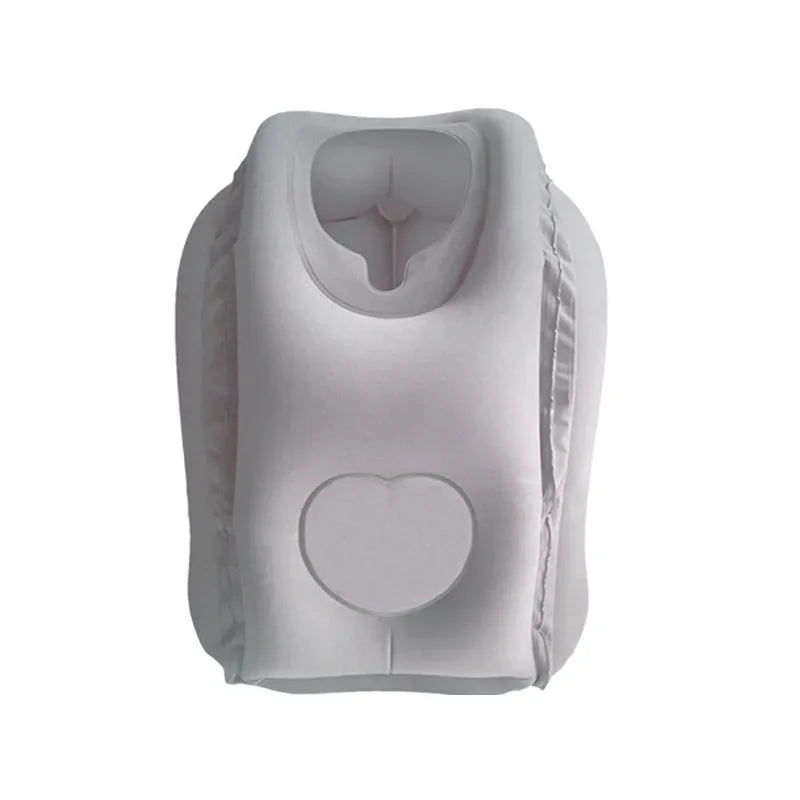 Inflatable Travel Pillow - Portable Neck & Chin Support