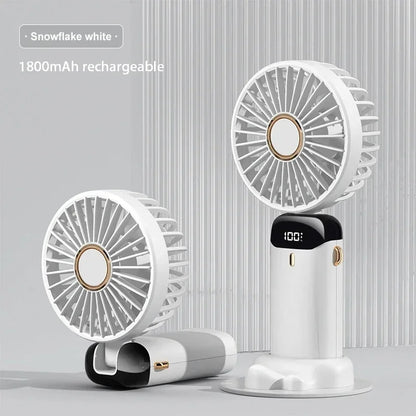 Handheld & Neck Fan - Rechargeable Bladeless Cooling Fan