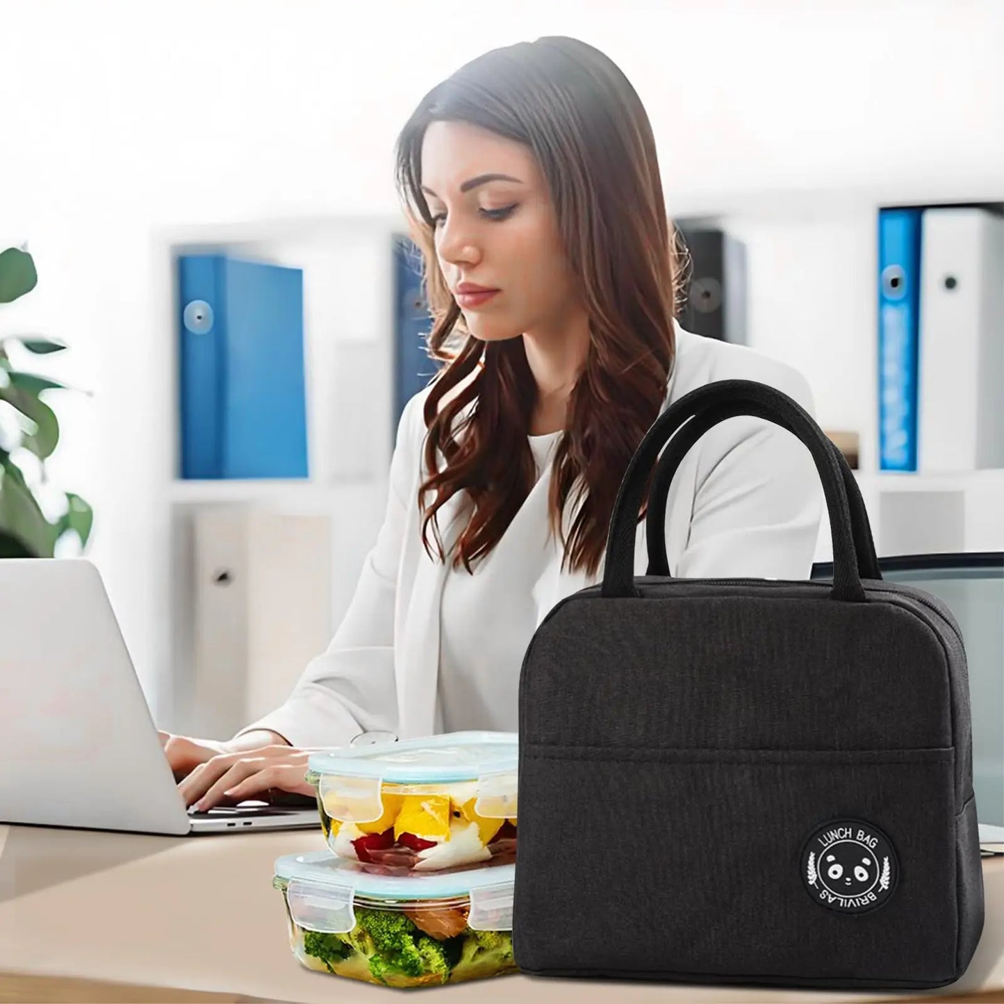 Insulated Lunch Bag - Reusable Cooler Tote for Men & Women