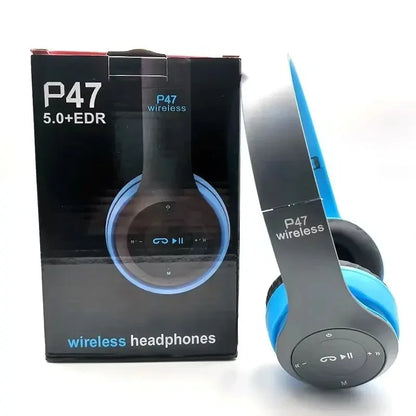 P47 Foldable Bluetooth Headphones