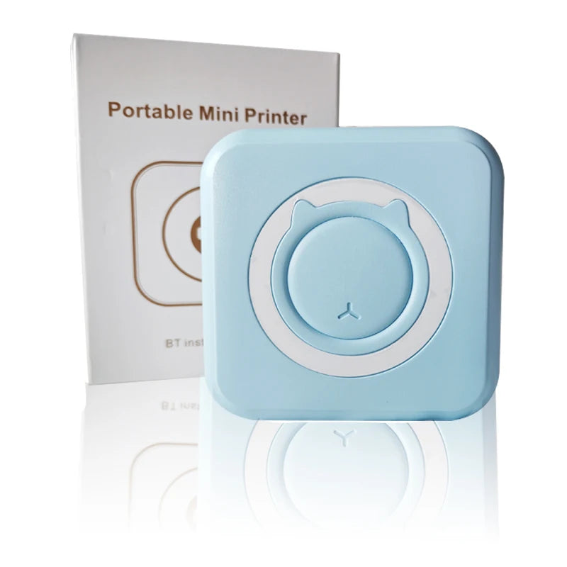 Portable Mini Thermal Printer - Wireless Bluetooth Photo & Label Printer