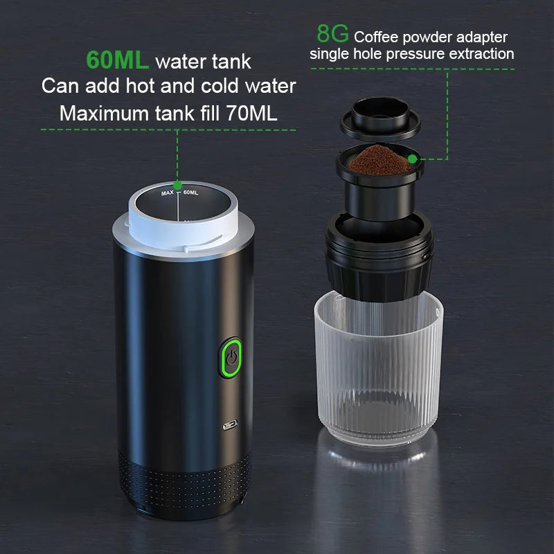 Portable Espresso Machine - Car & Travel