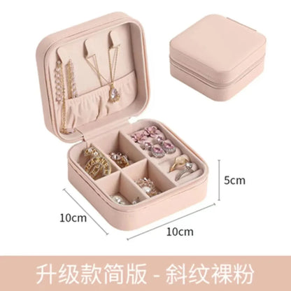 Portable Travel Jewelry Box - 3-Layer Organizer Case