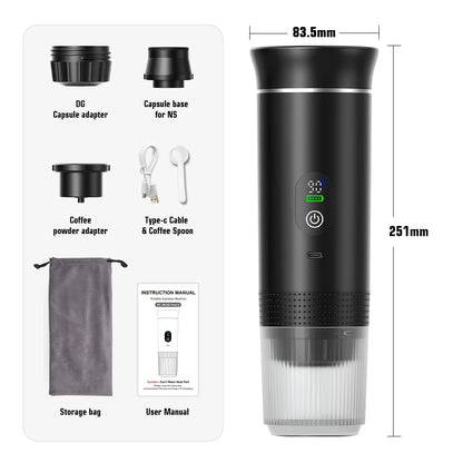 Portable Espresso Machine - Car & Travel