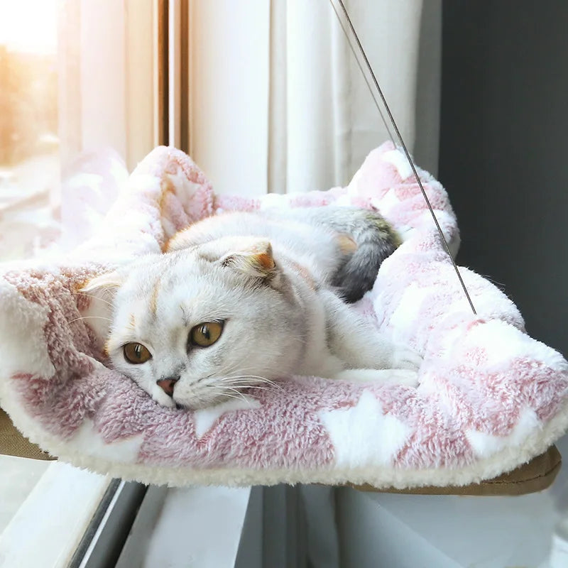 Hanging Cat Hammock - Window Seat Bed for Cats