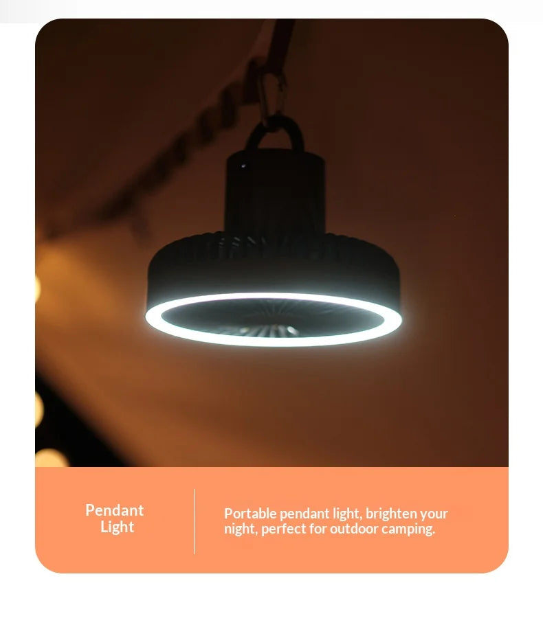 Camping Fan - Rechargeable Tripod Stand Fan