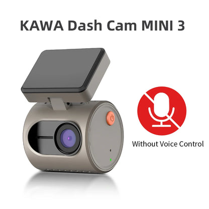 KAWA Mini 3 WiFi Dash Cam - Wireless Night Vision Car DVR