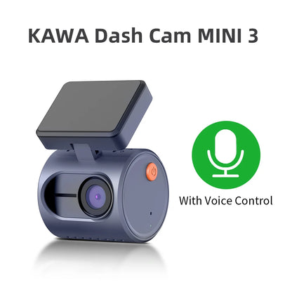 KAWA Mini 3 WiFi Dash Cam - Wireless Night Vision Car DVR