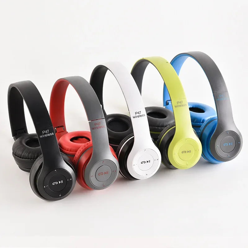 P47 Foldable Bluetooth Headphones