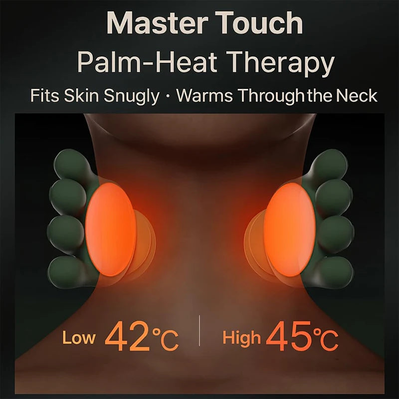 Neck & Shoulder Massager with Heat - Kneading Wrap