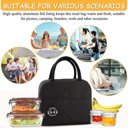 Insulated Lunch Bag - Reusable Cooler Tote for Men & Women