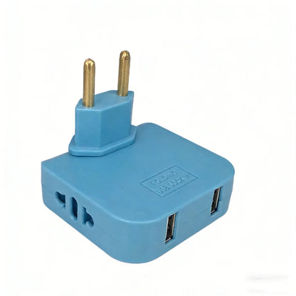 Travel Power Adapter - EU Plug USB Converter