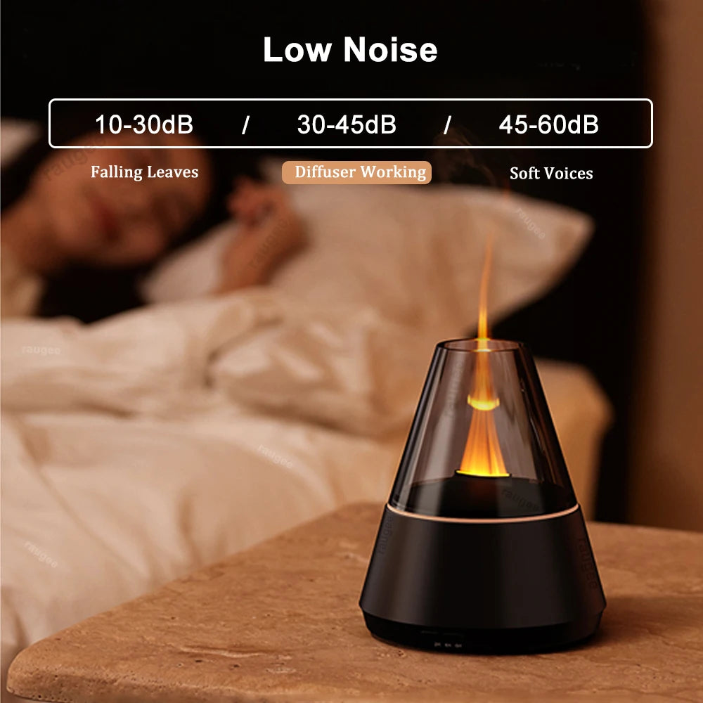 Essential Oil Diffuser - Aromatherapy Diffuser with 7 Color Night Light and Timer, 120ml