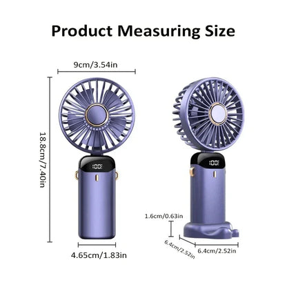 Handheld & Neck Fan - Rechargeable Bladeless Cooling Fan