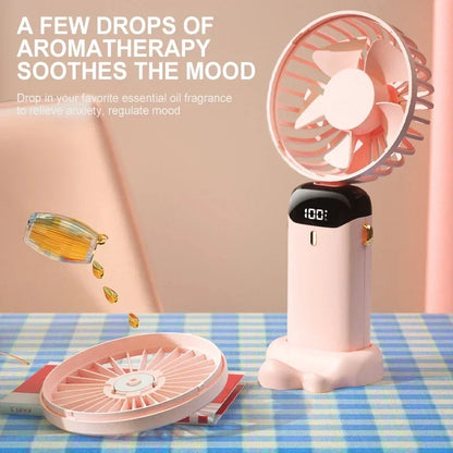 Handheld & Neck Fan - Rechargeable Bladeless Cooling Fan