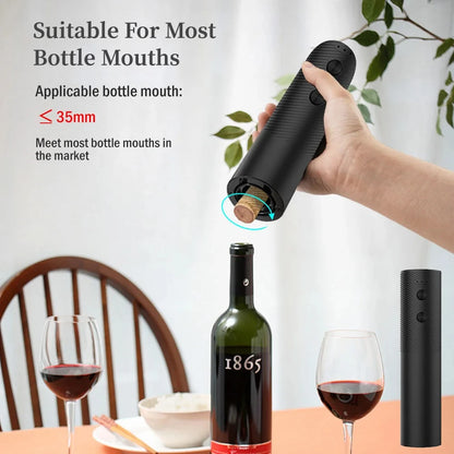 Electric Wine Bottle Opener - Rechargeable Corkscrew