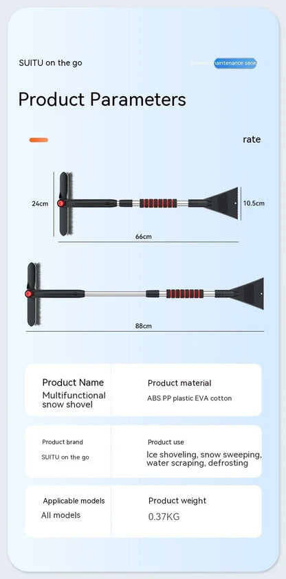 Extendable Snow Brush & Ice Scraper