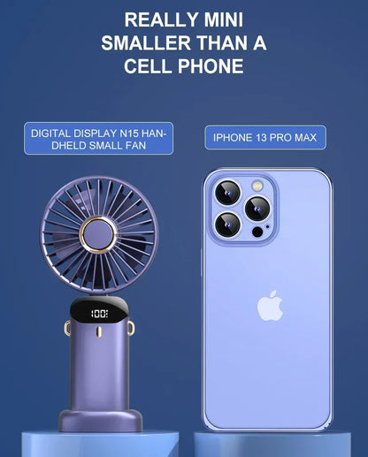 Handheld & Neck Fan - Rechargeable Bladeless Cooling Fan