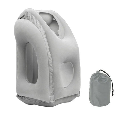 Inflatable Travel Pillow - Portable Neck & Chin Support