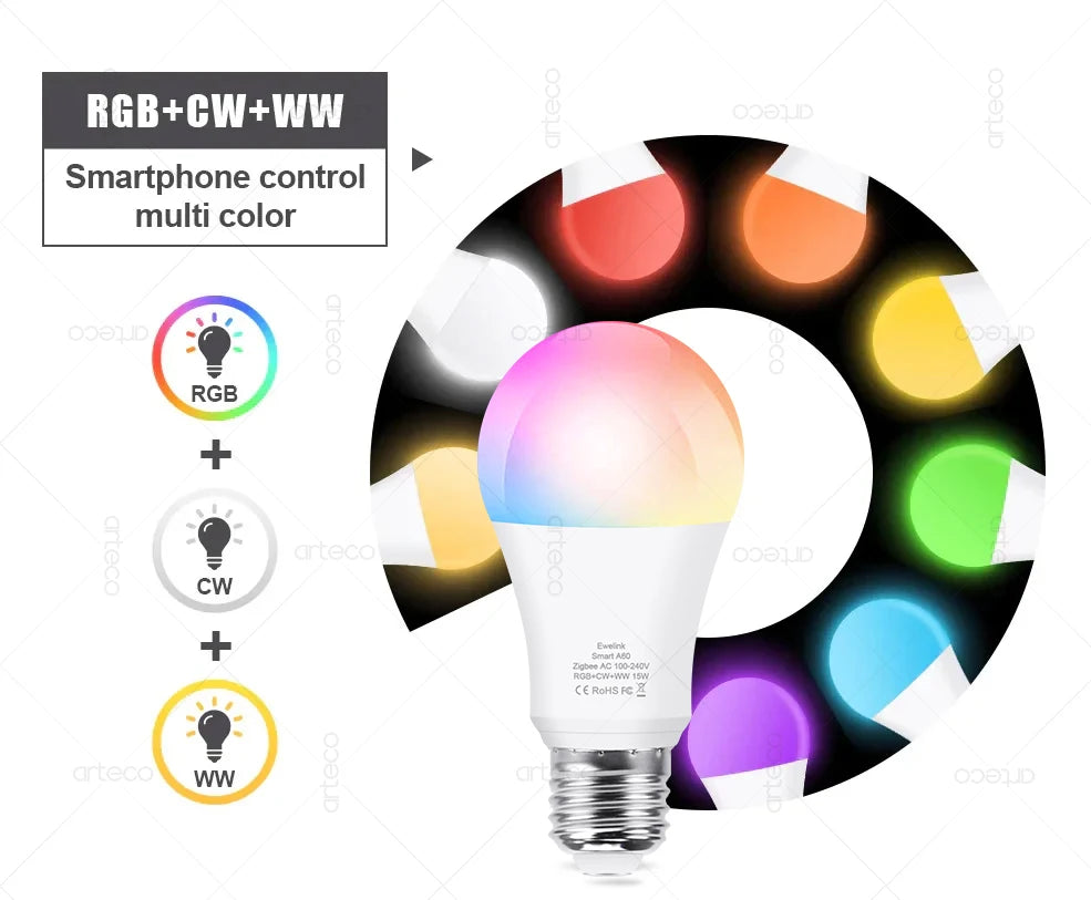 E27 Zigbee Smart LED Bulb
