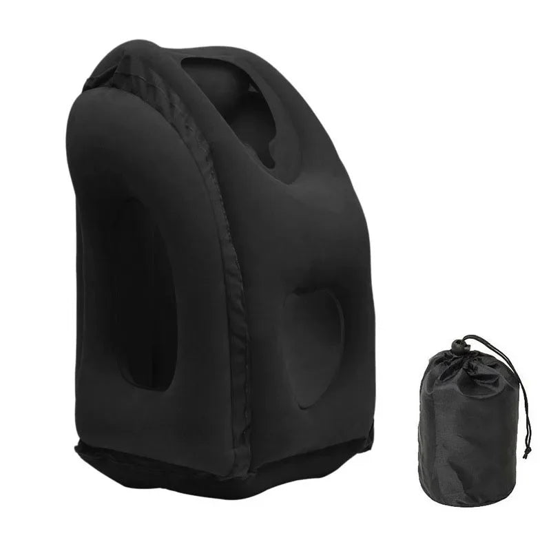 Inflatable Travel Pillow - Portable Neck & Chin Support