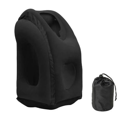 Inflatable Travel Pillow - Portable Neck & Chin Support