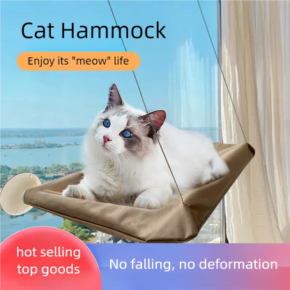 Hanging Cat Hammock - Window Seat Bed for Cats