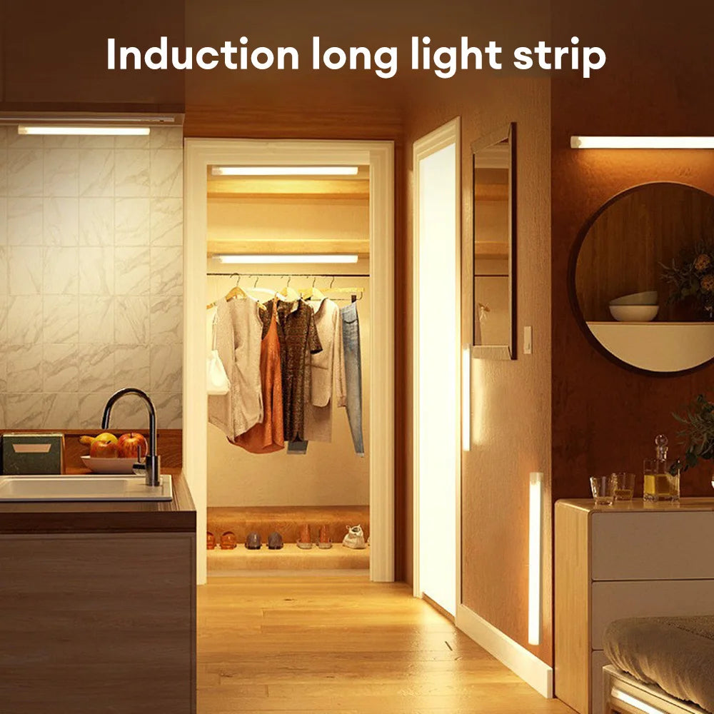 LED Motion Sensor Light - Rechargeable Smart Cabinet Lamp