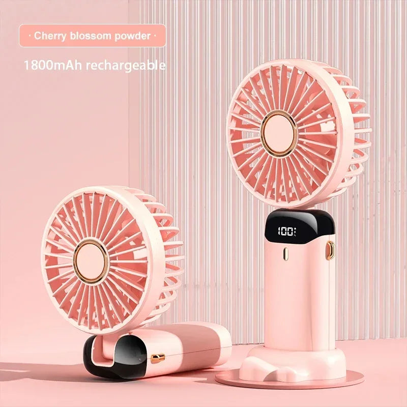 Handheld & Neck Fan - Rechargeable Bladeless Cooling Fan