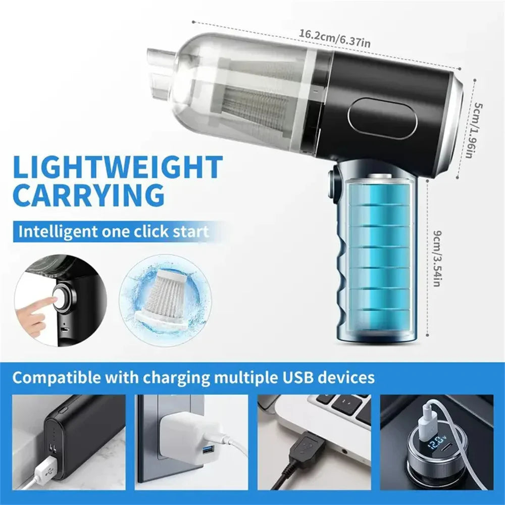 Portable Handheld Car Vacuum
