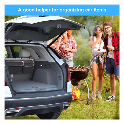 Car Trunk Organizer - 2-in-1 Backseat & Cargo Storage Bag