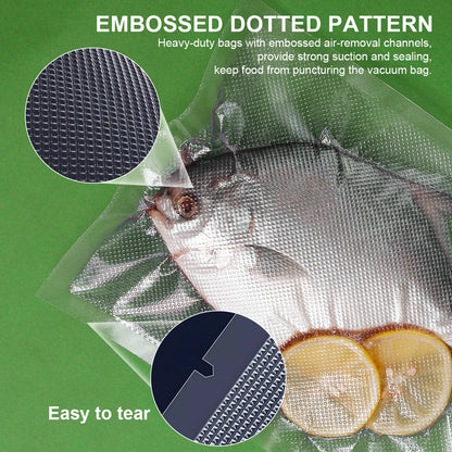 Reusable Vacuum Seal Food Storage Bags - 50 Pack