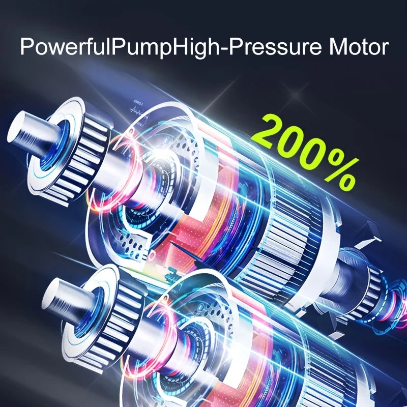 Portable Tire Inflator - 12V Cordless Air Compressor