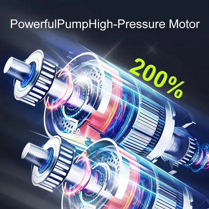 Portable Tire Inflator - 12V Cordless Air Compressor