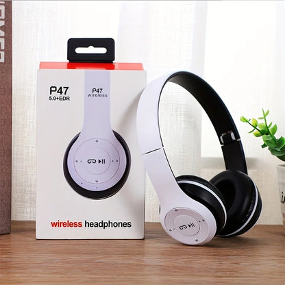 P47 Foldable Bluetooth Headphones