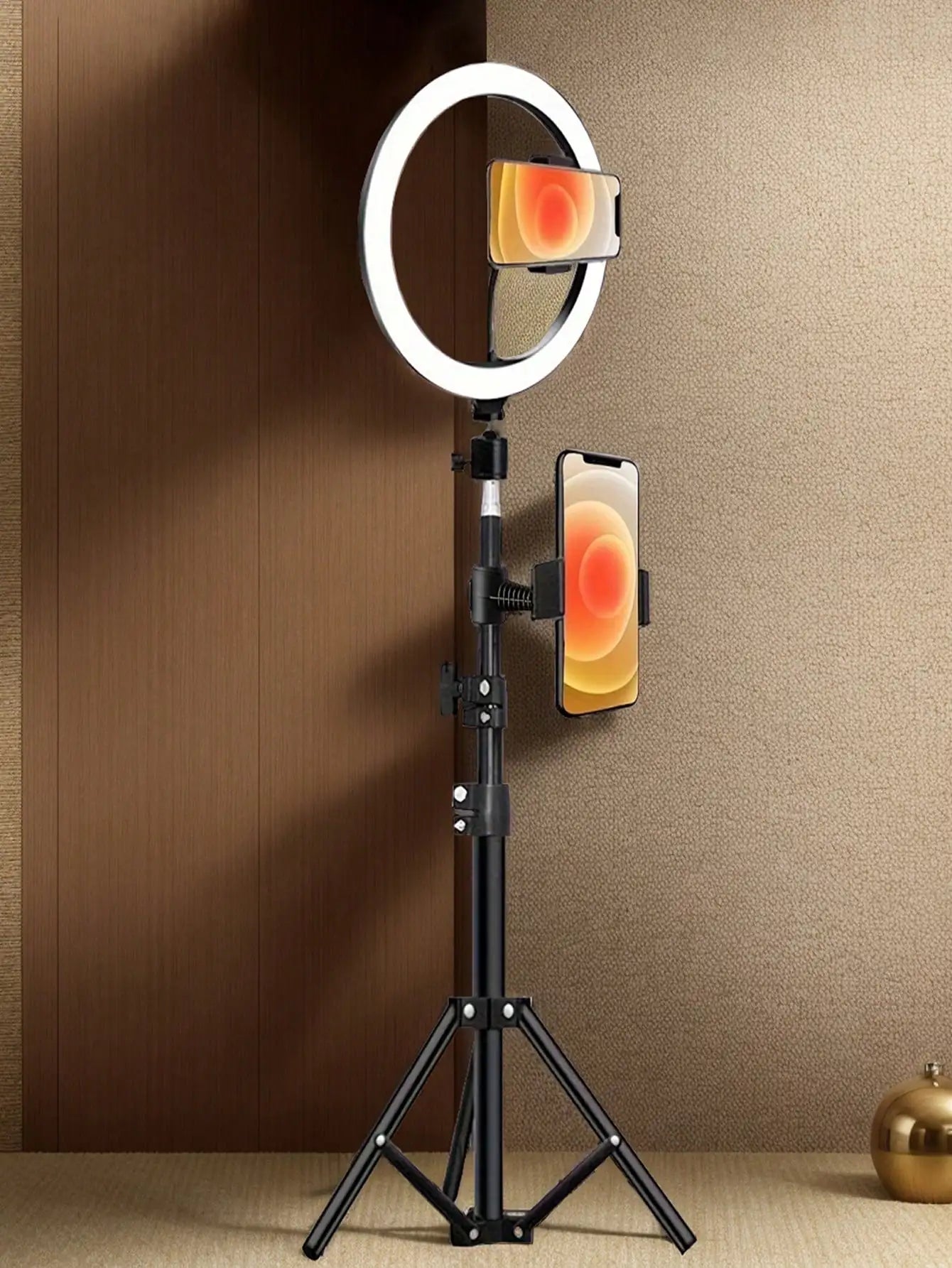 Phone Tripod Stand - 110cm LED Ring Light & Selfie Kit