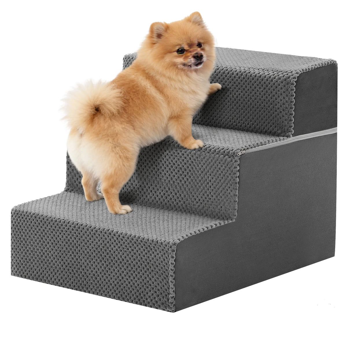 Dog Stairs for Bed - Non-Slip Foam Dog Steps for Bed and Couch (3 Layers)