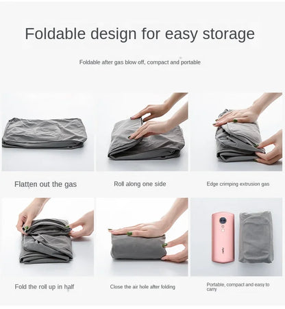 Inflatable Travel Pillow - Portable Neck & Chin Support
